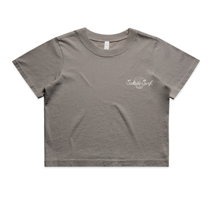 Womens Faded crop T-shirt